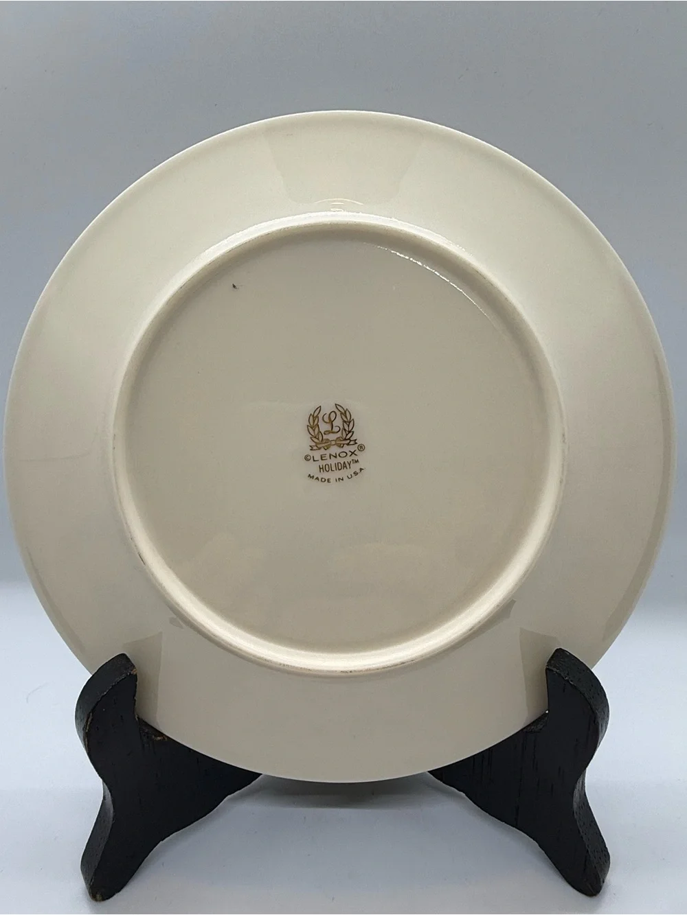 Lenox Holiday Bread and Butter Plates with Gold Trim- Three (3)